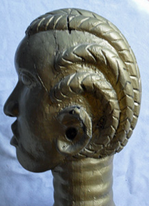 African Art Deco figure