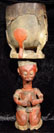 Baga female figure drum