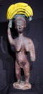 Baule female ancestor figure with bananas